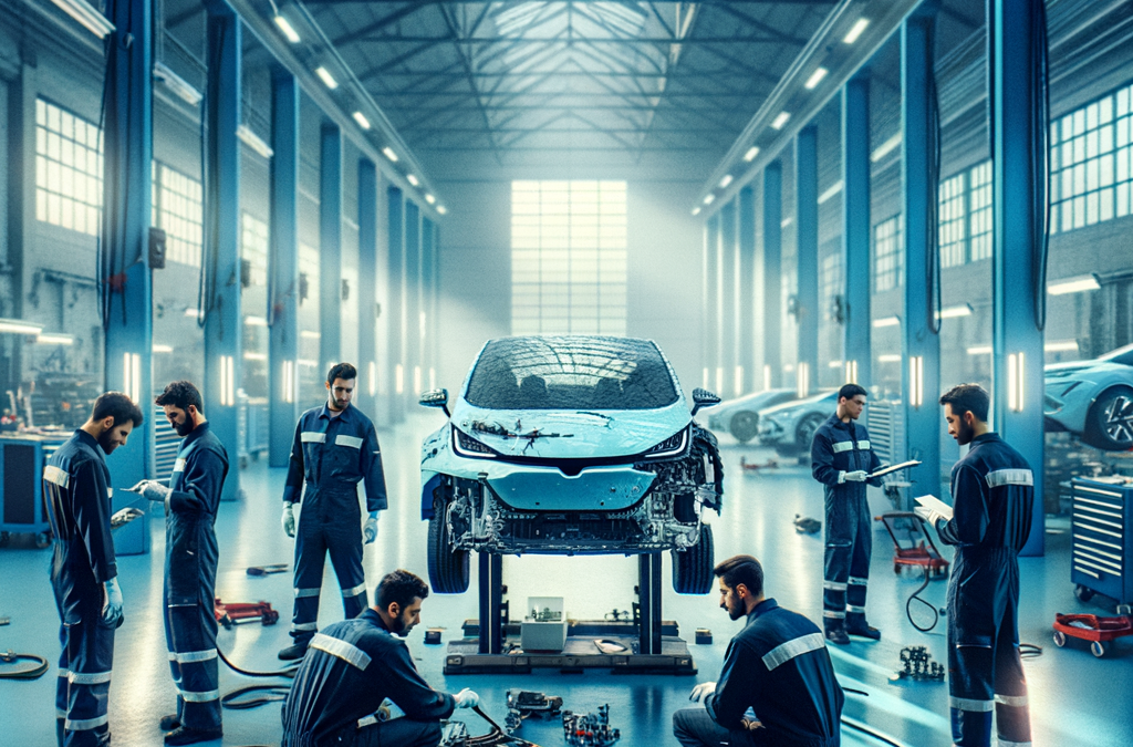 Navigating Collision Repair for Hybrid and Electric Vehicles: Special Considerations and Safety Protocols for High-Voltage Systems