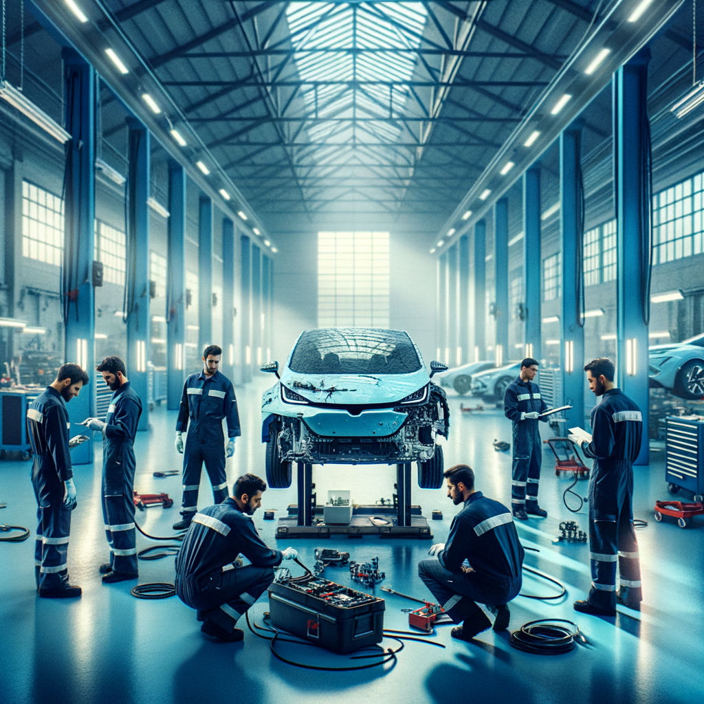 Navigating Collision Repair for Hybrid and Electric Vehicles: Special Considerations and Safety Protocols for High-Voltage Systems
