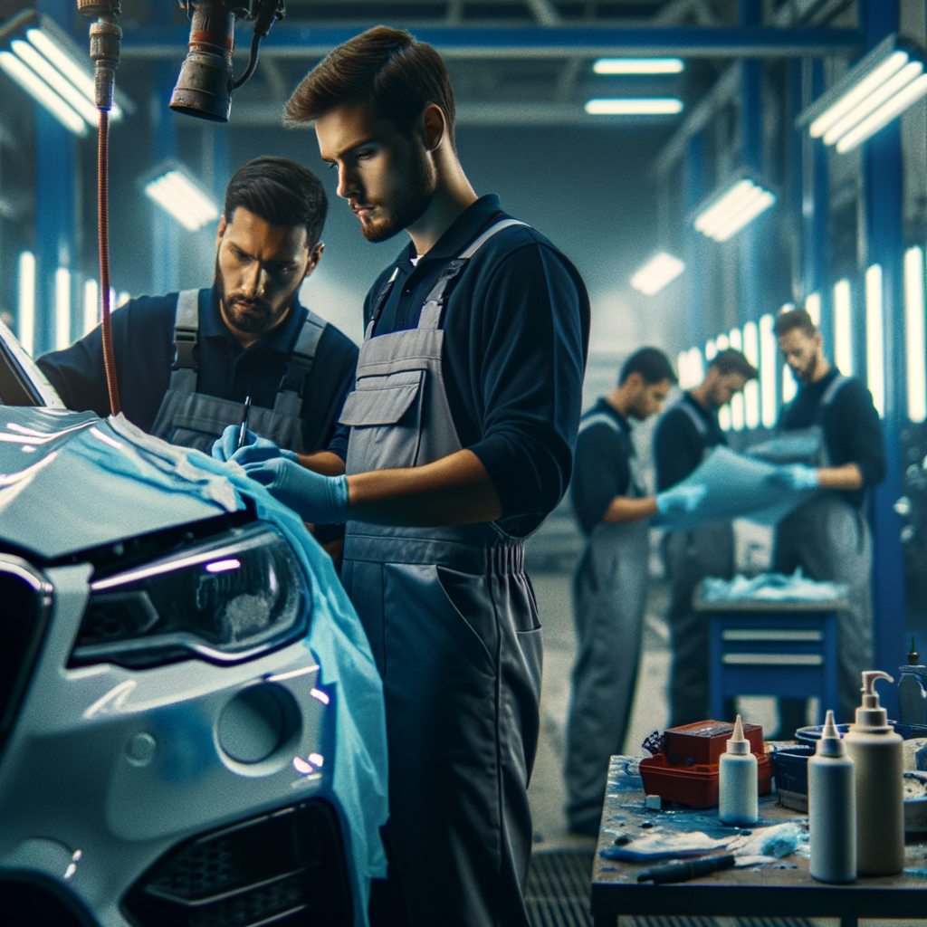 What does Masking mean in Auto Body Paint Preparation?
