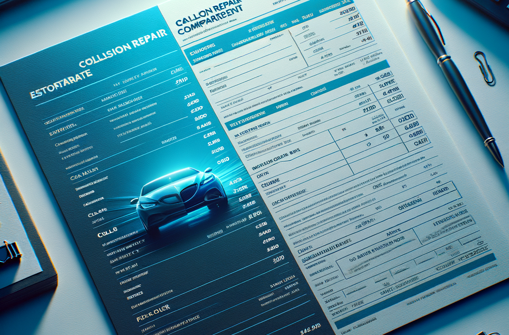 The Difference Between a Collision Repair Estimate and a Final Invoice