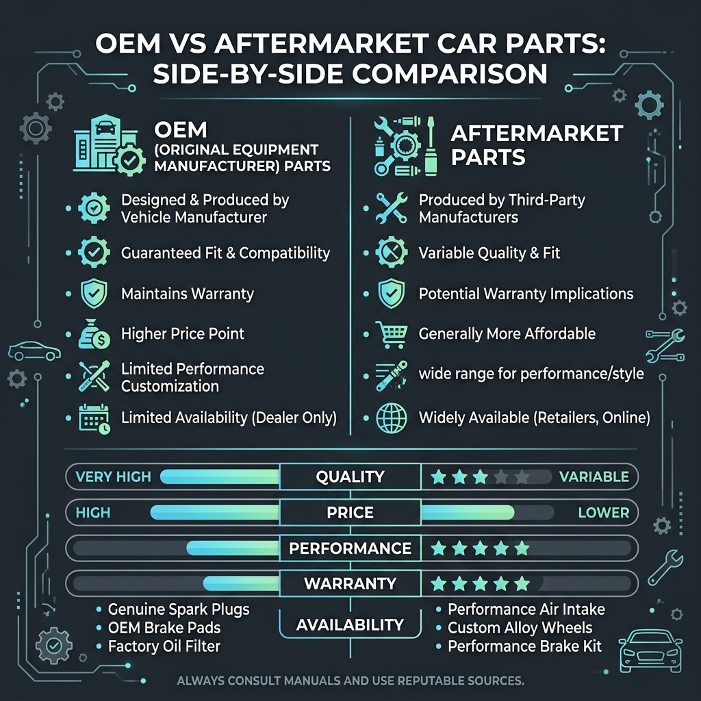 The Complete Guide to Understanding OEM vs Aftermarket Parts in Collision Repair