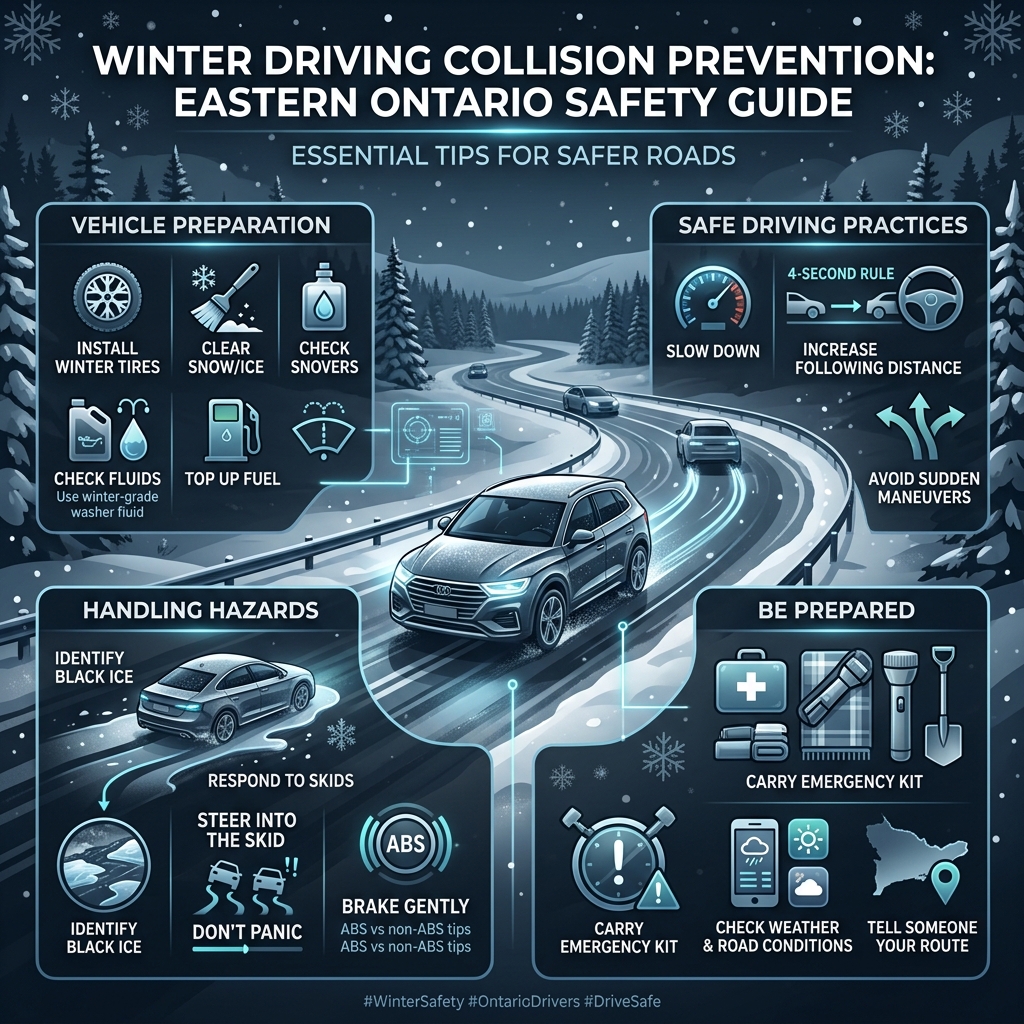 How to Prepare Your Vehicle for Winter Collision Risks in Eastern Ontario