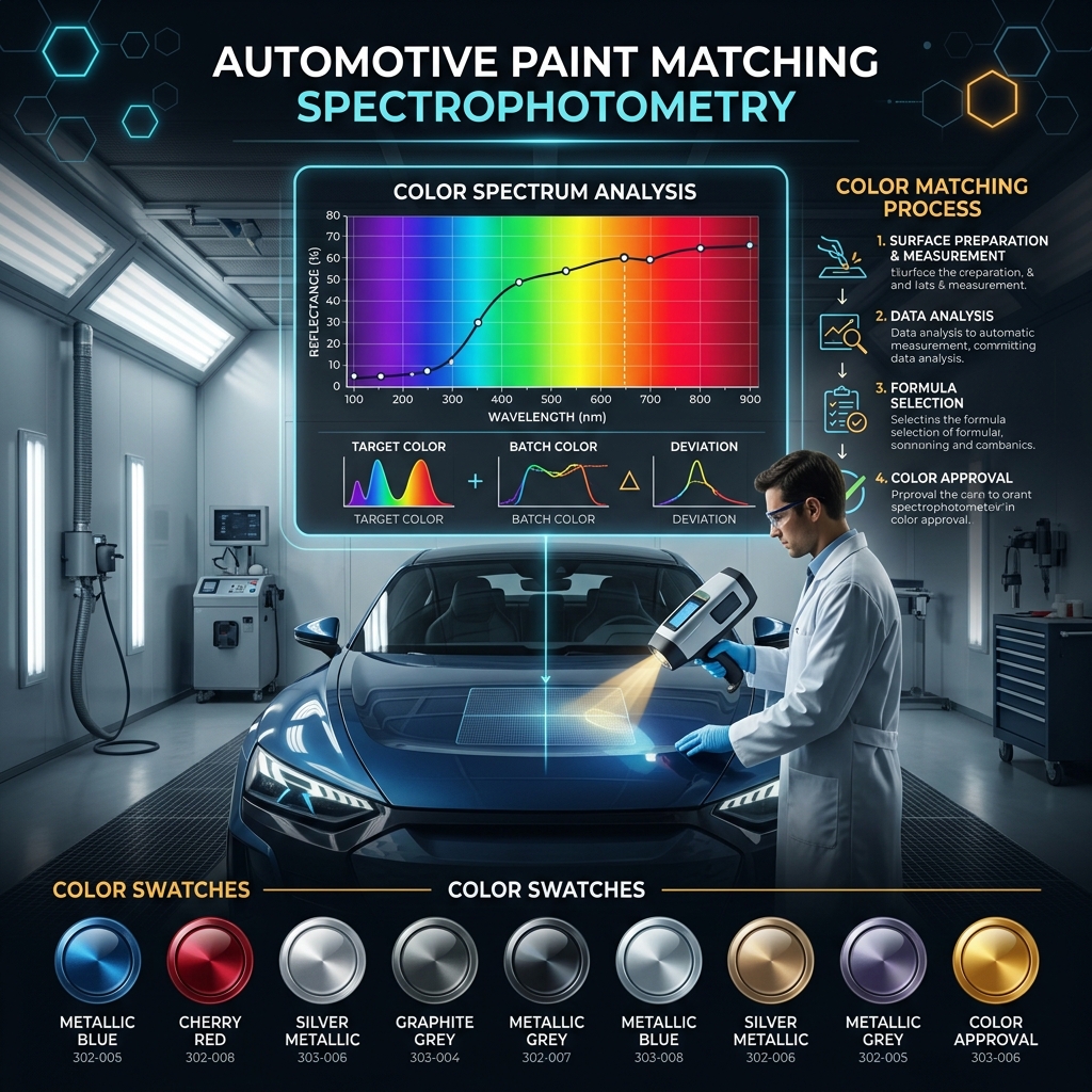 The Science of Paint Matching: How Spectrophotometry Ensures a Perfect Finish