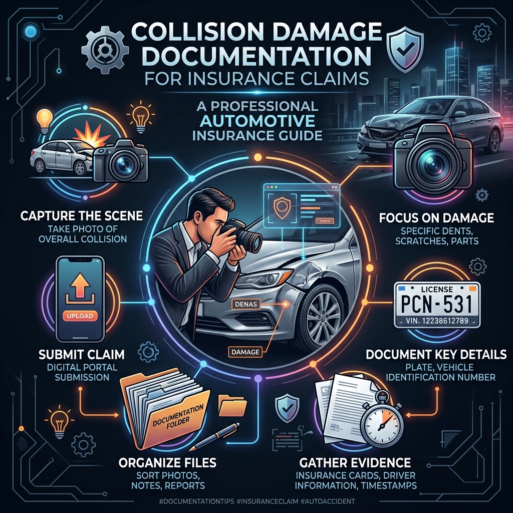 How to Document Collision Damage for the Strongest Possible Insurance Claim