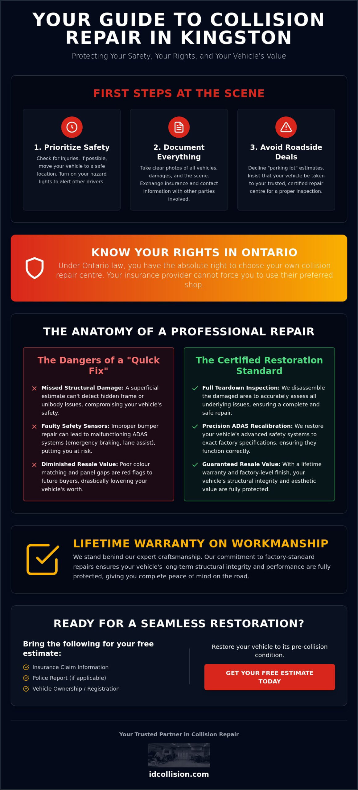 Professional Collision Repair in Kingston, Ontario: Your Guide to Quality Restoration