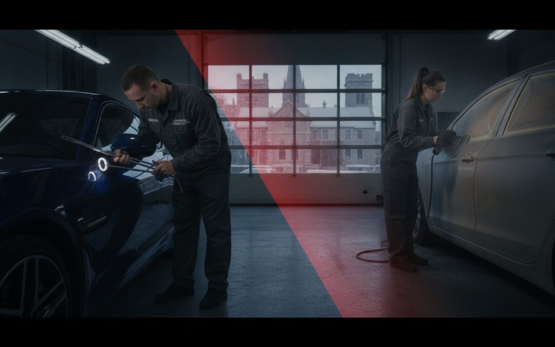 Auto Body Work in Kingston: Comparing PDR and Traditional Collision Repair