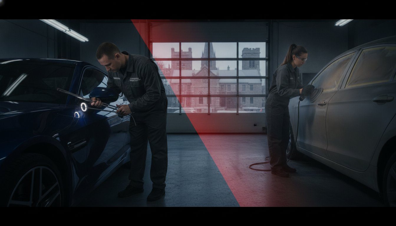 Auto Body Work in Kingston: Comparing PDR and Traditional Collision Repair